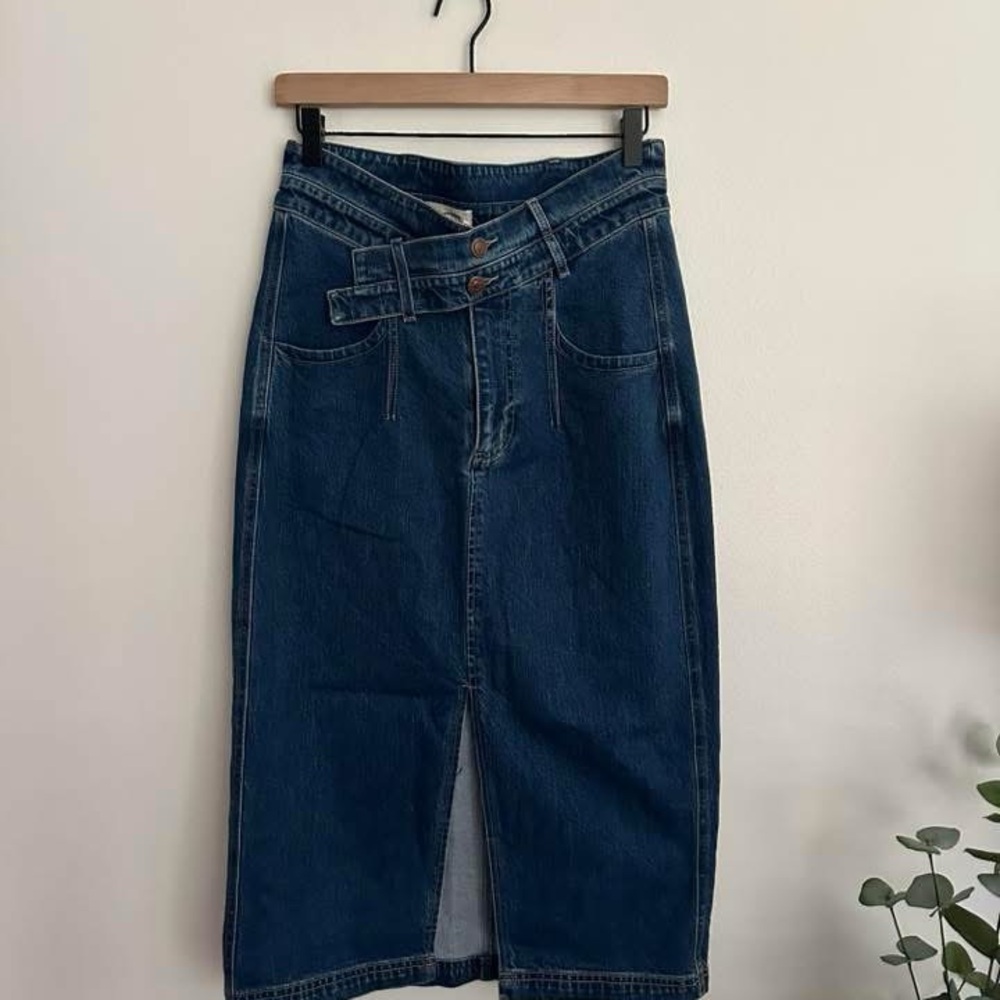 Anthropologie Denim Skirt